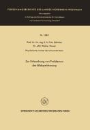 Zur Erforschung von Problemen der Bildspeicherung di Fritz Schröter edito da VS Verlag für Sozialwissenschaften