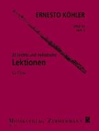 20 leichte und melodische Lektionen op. 93 Heft 1 für Flöte solo di Ernesto Köhler edito da Musikverlag Zimmermann