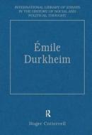Emile Durkheim edito da Taylor & Francis Ltd