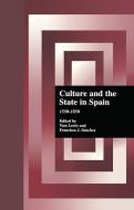 Culture and the State in Spain edito da Taylor & Francis Ltd