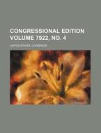 Congressional Edition Volume 7922, No. 4 di United States Congress edito da Rarebooksclub.com