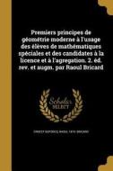FRE-PREMIERS PRINCIPES DE GEOM di Ernest Duporcq, Raoul 1870 Bricard edito da WENTWORTH PR
