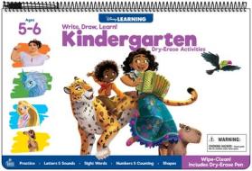 Write, Draw, Learn! Kindergarten Dry-Erase Activities edito da DISNEY LEARNING