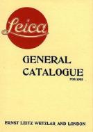 Leica General Catalogue for 1933 di Ernst Leitz edito da Steyning Photo Books Llp