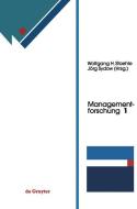 Managementforschung edito da Gabler Verlag