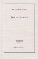 Geist und Verstehen di Wolfgang Detel edito da Klostermann Vittorio GmbH