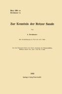 Zur Kenntnis der Retzer Sande di Augustin Bernhauser edito da Springer Berlin Heidelberg