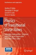 Physics of Transitional Shear Flows di Andrey V. Boiko, Alexander V. Dovgal, Genrih R. Grek, Victor V. Kozlov edito da Springer Netherlands
