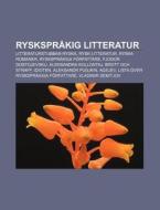 Ryskspr Kig Litteratur: Litteraturstubba di K. Lla Wikipedia edito da Books LLC, Wiki Series
