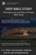 Deep Bible Study di R a Torrey, Edward D Andrews edito da Christian Publishing House