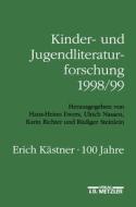 Kinder- Und Jugendliteraturforschung 1998/99 edito da J.b. Metzler