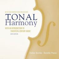 Audio CD/Tonal Harmony di Stefan Kostka, Kostka Stefan edito da McGraw-Hill Education