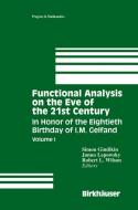 Functional Analysis on the Eve of the 21st Century edito da Birkhäuser Boston