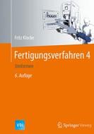 Fertigungsverfahren 4 di Fritz Klocke edito da Springer-Verlag GmbH