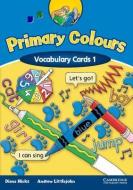 Primary Colours 1 Vocabulary Cards di Diana Hicks, Andrew Littlejohn edito da Cambridge University Press