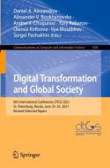 Digital Transformation And Global Society edito da Springer Nature Switzerland AG