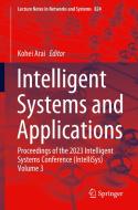 Intelligent Systems and Applications edito da Springer Nature Switzerland