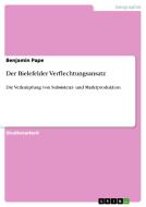 Der Bielefelder Verflechtungsansatz di Benjamin Pape edito da GRIN Verlag