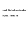 zwei Zwischenstunden di David Schmied edito da Books on Demand