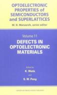 Defects in Optoelectronic Materials di Kazumi Wada edito da CRC Press