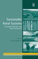 Sustainable Rural Systems edito da Taylor & Francis Ltd