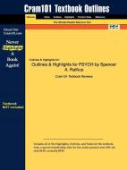 Outlines & Highlights For Psych By Spencer A. Rathus di Cram101 Textbook Reviews edito da Aipi