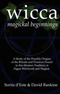 Wicca Magickal Beginnings - A Study of the Possible Origins of the Rituals and Practices Found in This Modern Tradition  di Sorita D'Este, David Rankine edito da Avalonia