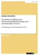 Die direkte Erstellung einer Konzern-Kapitalflussrechnung nach internationalen Normen di Andreas Schoenherr edito da GRIN Verlag