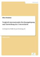 Vergleich internationaler Rechnungslegung und Darstellung der Unterschiede di Oliver Bruckner edito da Diplom.de
