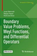 Boundary Value Problems, Weyl Functions, and Differential Operators di Jussi Behrndt, Henk de Snoo, Seppo Hassi edito da Springer International Publishing