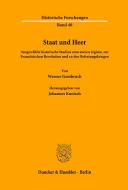 Staat und Heer di Werner Gembruch edito da Duncker & Humblot GmbH