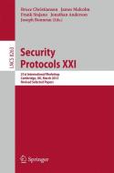 Security Protocols edito da Springer Berlin Heidelberg