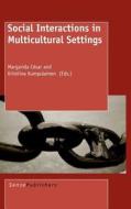 Social Interactions in Multicultural Settings edito da SENSE PUBL