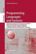 Programming Languages and Systems edito da Springer-Verlag GmbH