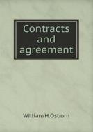 Contracts And Agreement di William H Osborn edito da Book On Demand Ltd.