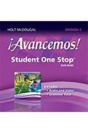 ?Avancemos!: Student One Stop DVD-ROM Level 3 2013 edito da Holt McDougal