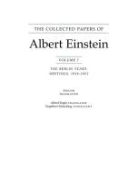 The Collected Papers of Albert Einstein, Volume 7 (English) di Albert Einstein edito da Princeton University Press
