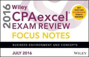 Wiley CPAexcel Exam Review July 2016 Focus Notes di Wiley edito da John Wiley & Sons Inc