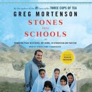 Stones Into Schools: Promoting Peace with Books, Not Bombs, in Afghanistan and Pakistan di Greg Mortenson edito da Blackstone Audiobooks