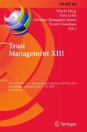 Trust Management XIII edito da Springer International Publishing