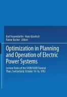 Optimization in Planning and Operation of Electric Power Systems edito da Physica-Verlag HD
