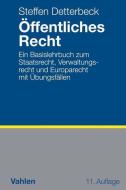 Öffentliches Recht di Steffen Detterbeck edito da Vahlen Franz GmbH