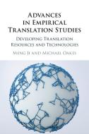 Advances In Empirical Translation Studies edito da Cambridge University Press