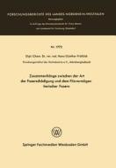 Zusammenhänge zwischen der Art der Faserschädigung und dem Filzvermögen tierischer Fasern di Hans Günther Fröhlich edito da VS Verlag für Sozialwissenschaften