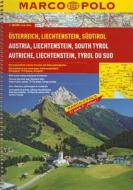 Austria/Liechtenstein/South Tyrol Marco Polo Road Atlas: 1:200 000/1:4.5 M di Marco Polo edito da Marco Polo