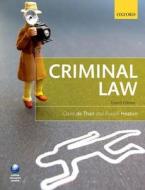 Criminal Law di Claire De Than edito da OUP Oxford