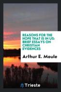 Reasons for the Hope That Is in Us di Arthur E. Moule edito da Trieste Publishing