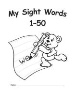 My Own Books(tm) Sight Words 1-50, 10-Pack di Teacher Created Resources edito da TEACHER CREATED RESOURCES