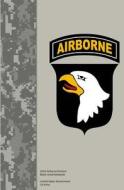 101st Airborne Division Blank Lined Notebook di United States Government Us Army edito da Createspace