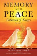 Memory and Peace di Francis Anekwe Oborji edito da Xlibris US
